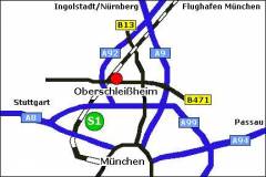 Grossansicht in neuem Fenster: Lageplan von Oberschleißheim